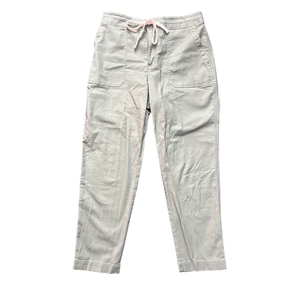 NWT Loft Drawstring Straight Leg Pants 6 - Picture 1 of 9